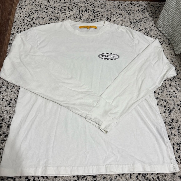 UNION Los Angeles Shirt Mens III Large white Graphic Double Sided union logo - Picture 2 of 8